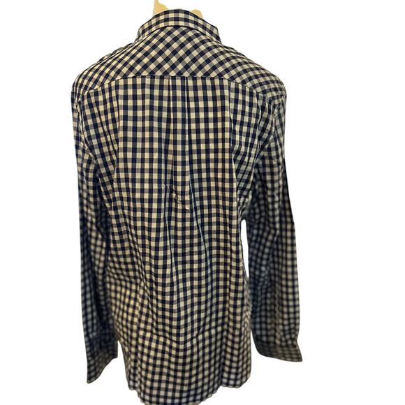 UnTuckIt Women's Belleza Blue and White Gingham Button Up, Plus Size 14, NWT - Picture 4 of 6